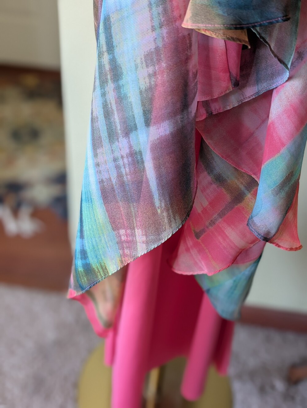 Plus Size Tie Dye Maxi Dress - Picture 15 of 16